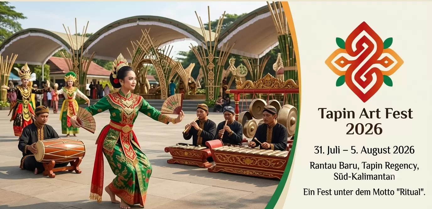 Tapin Art Fest 2026: Kunst, Tanz & Tradition in Süd-Kalimantan